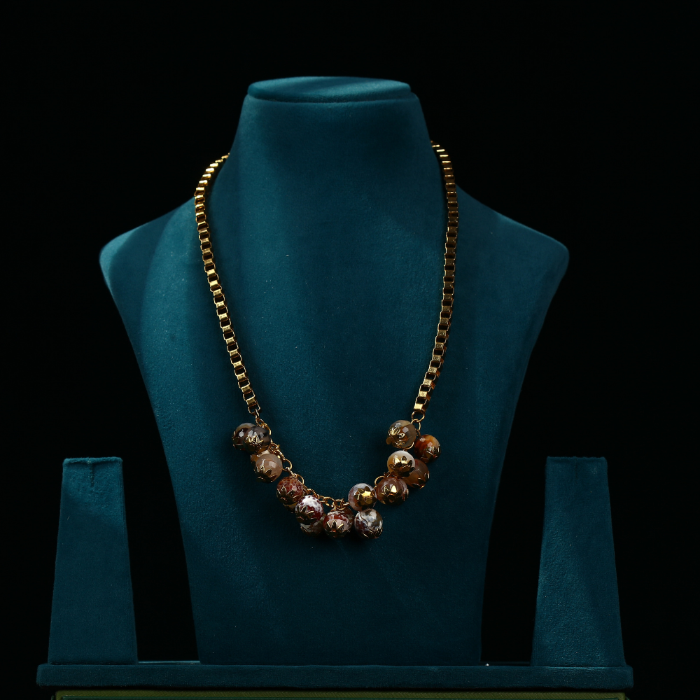 Chain with Multi-bead Chunky Necklace