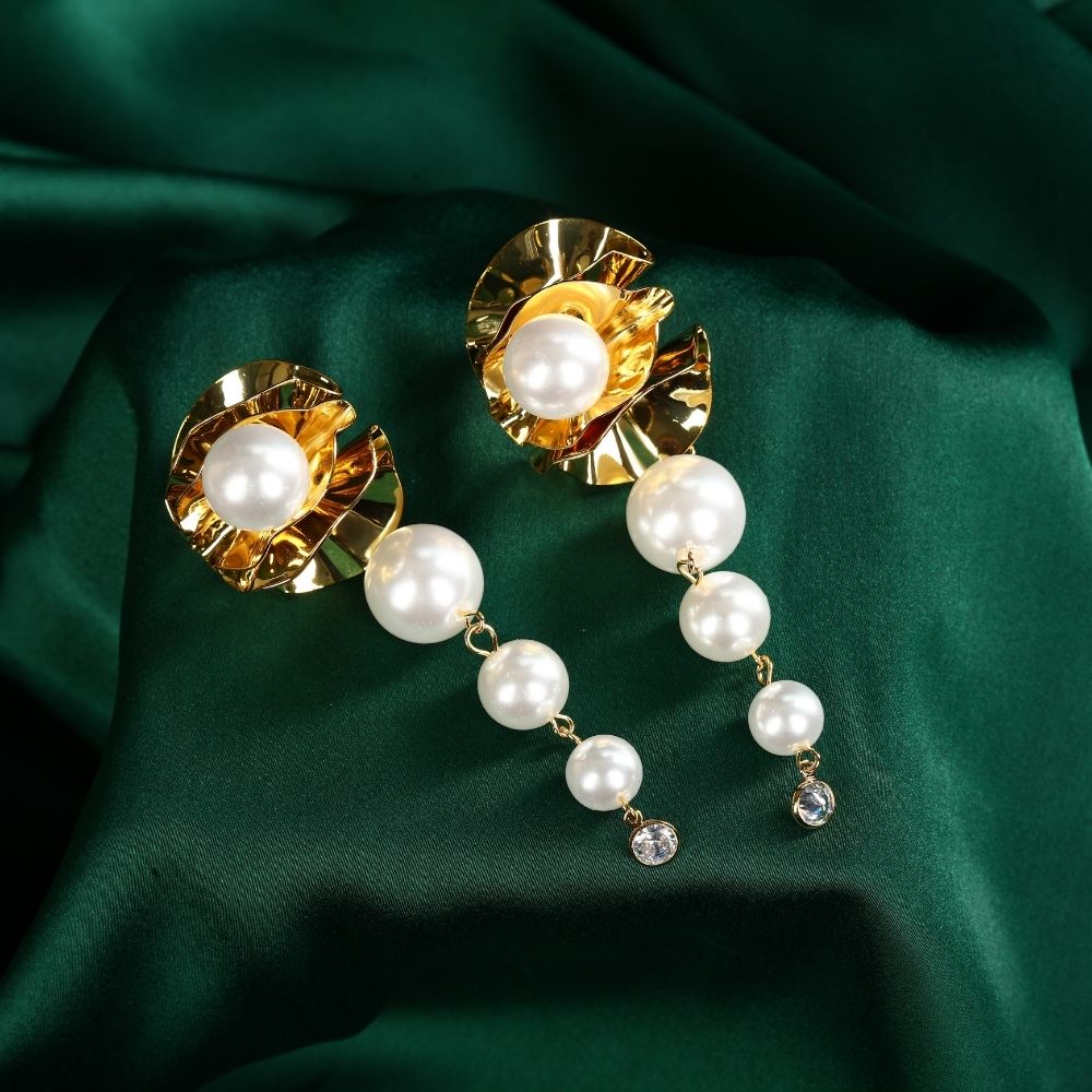 Gracious Pearl Drop Danglers