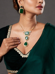 Sabyasachi Replica Bridal Uncut Polki Kundan Necklace