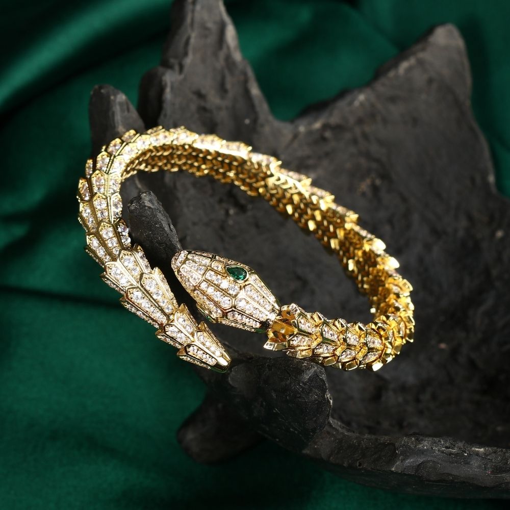 Cartier Style Snake Bracelet