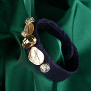 Velvet Kangan Diamond & Pearl Bracelet