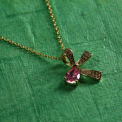 Small Bow Pendant Necklace