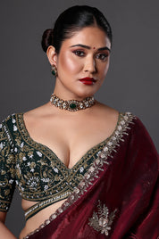 Ruby & Emerald Contemporary Choker Necklace