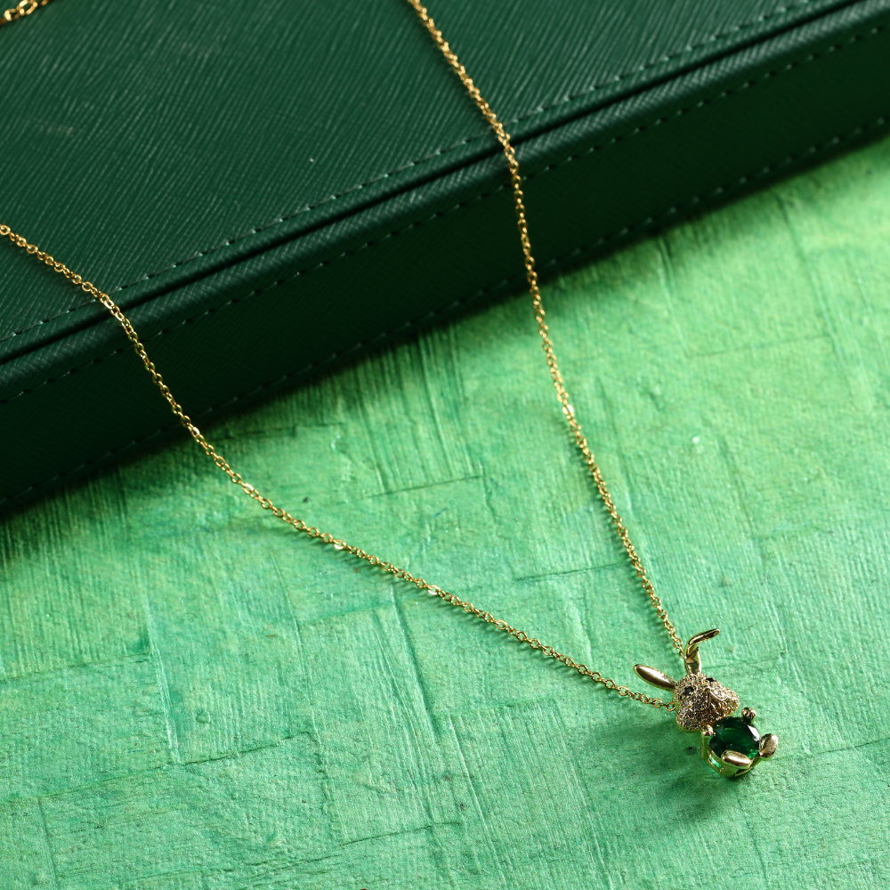 Cute and Chic Bunny Pendant Necklace