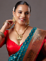 Stone Studded Ganesha Necklace