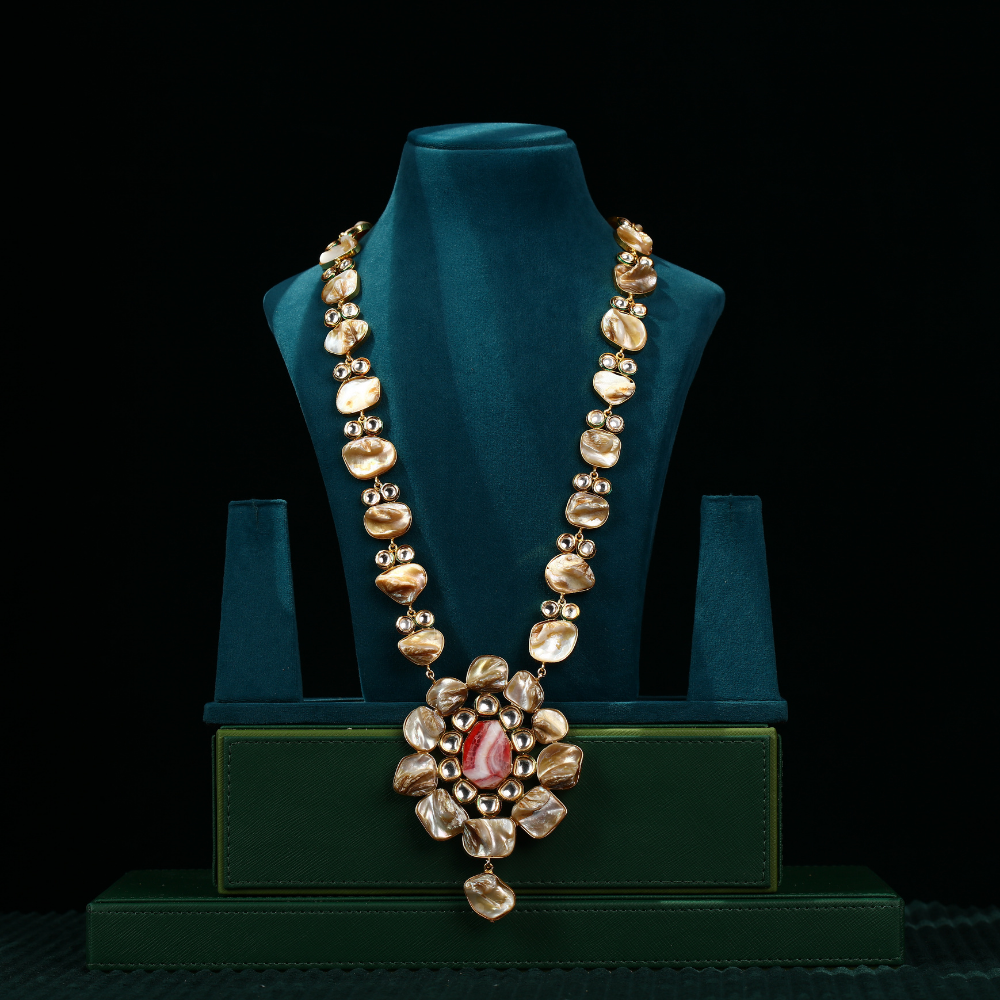 Heavy Kundan and Stone Neck piece