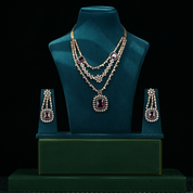 Designer Diamond Necklace Set