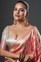 Beautiful Dual Tone Pachi Jhumka Earring