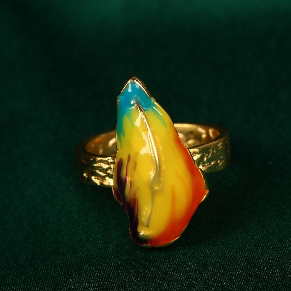 Artist Made Statement Cocktail Ring