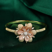 Flower Bangle and Ring set