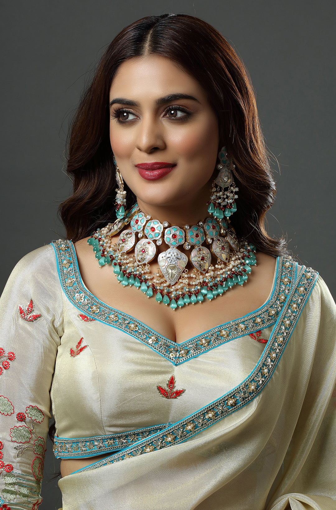 Meenakari Mirage Choker Necklace