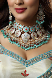 Meenakari Mirage Choker Necklace