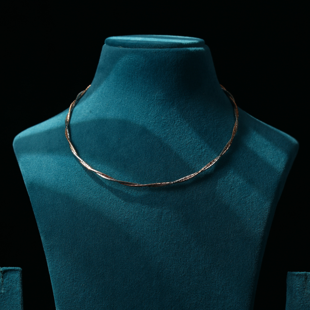 Modern Twisted Wire Necklace