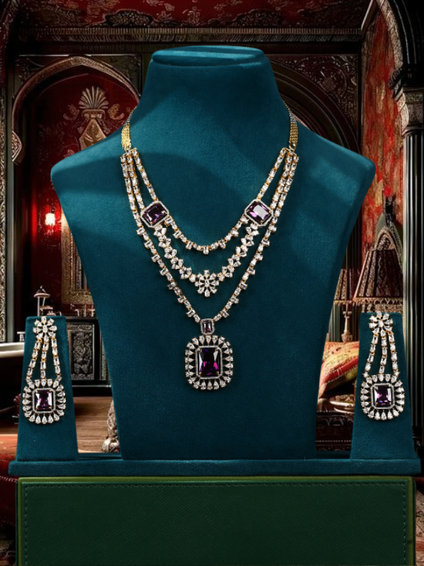 Designer Diamond Necklace Set