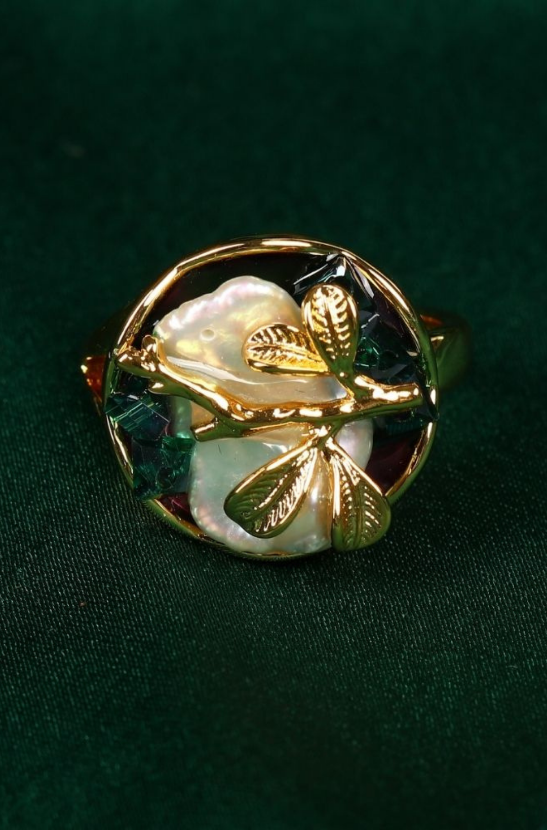 Large Baroque Pearl Ring