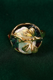 Large Baroque Pearl Ring