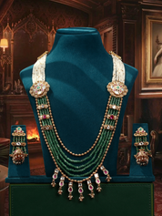 Maharani Style Beaded Necklace Set