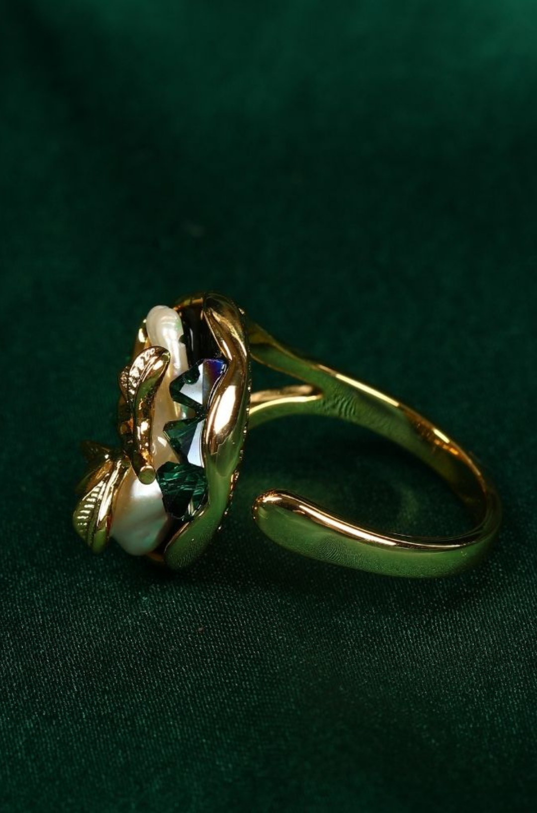 Large Baroque Pearl Ring