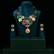 Fusion Multicolor Statement Neck Piece