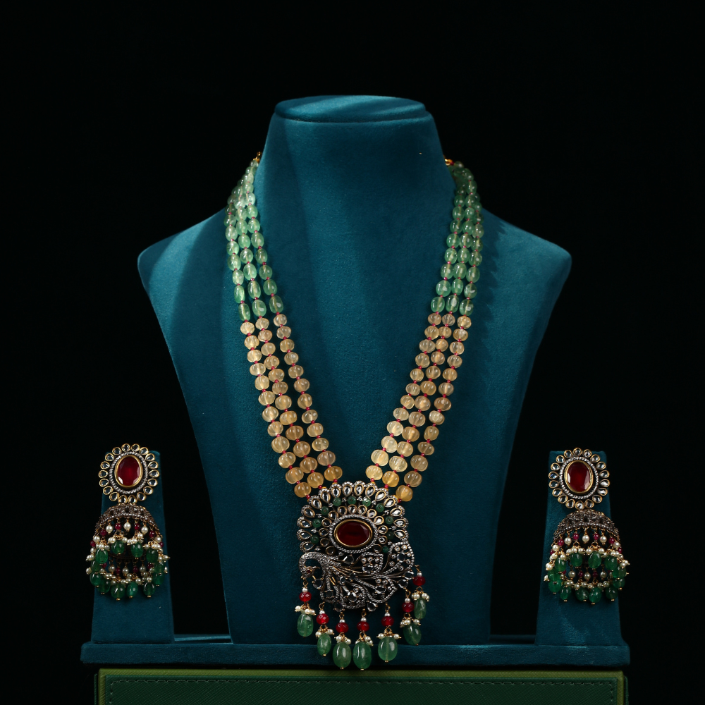 Royal Polki Neck Piece and Set