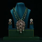 Victorian Pendant with Layered Necklace