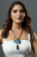 Dual Tone Horizon Necklace