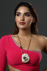 The Coastal Relic Lariat Necklace