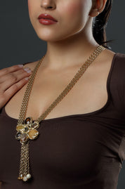 Amber Fleur Necklace