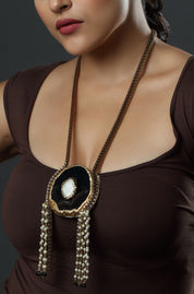 The Midnight Geode Necklace