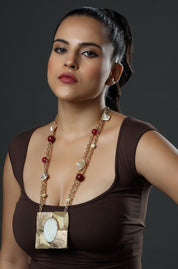The Artisan Square Lariat Necklace