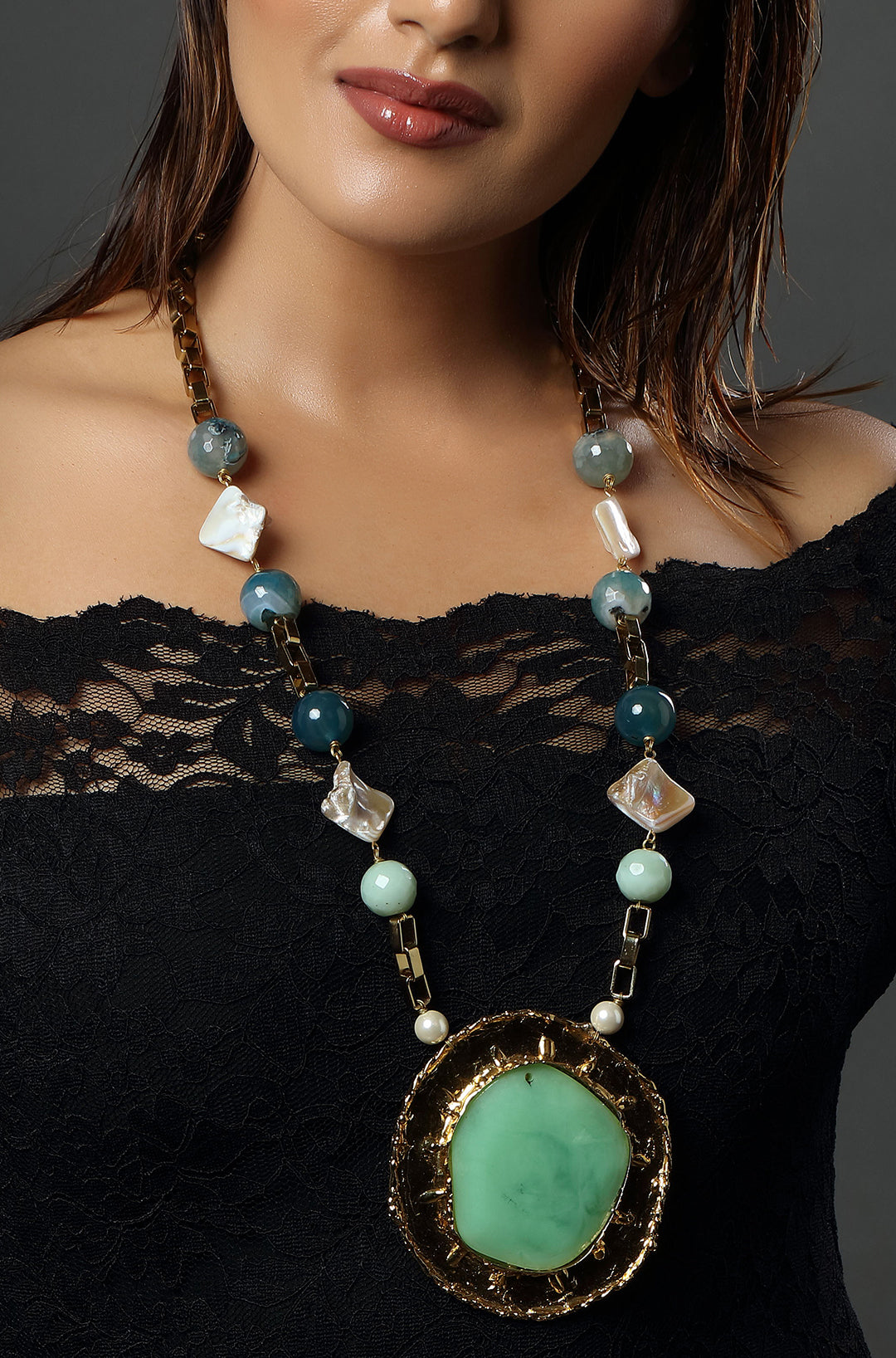 Earth & Sea Statement Necklace