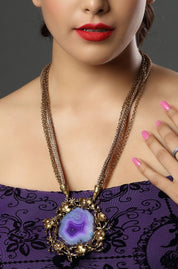 Amethyst Bloom Necklace