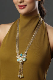 Serene Flora Statement Necklace