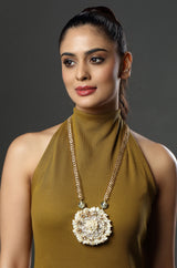 Artisanal Flora Chain Necklace