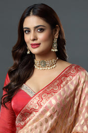 Rajwada Royal Pearl & Neelmani Kundan Choker Necklace