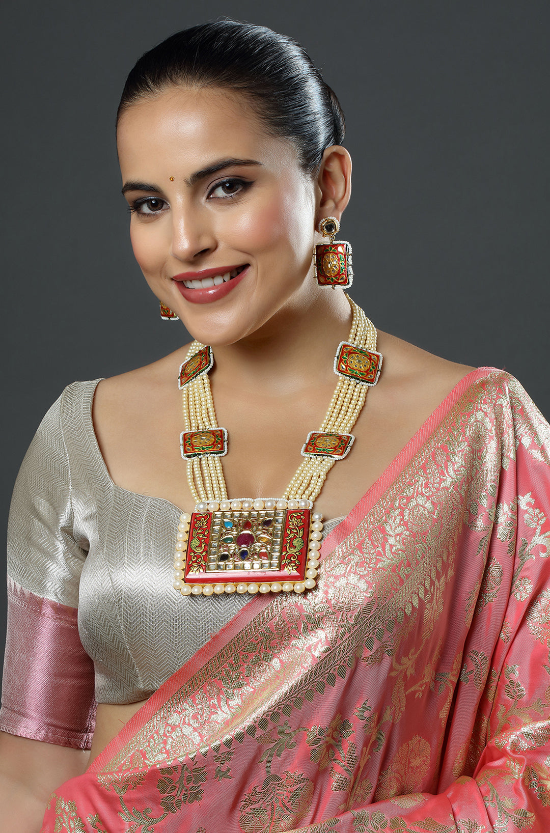 Vibrant Heritage Statement Piece Necklace