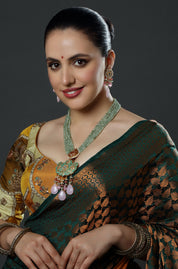 Roseate Pearls & Kundan Ensemble Necklace