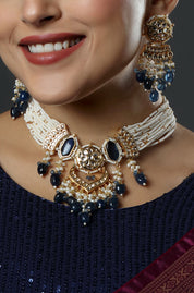 Neelmani Kundan Choker Necklace