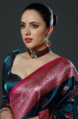 The Aqua Blossom Kundan Choker