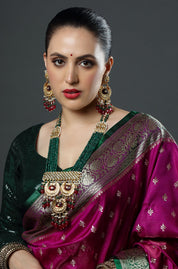 The Emerald Ruby Grandeur Hasli Necklace