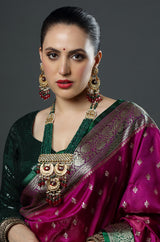 The Emerald Ruby Grandeur Hasli Necklace