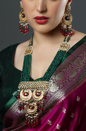 The Emerald Ruby Grandeur Hasli Necklace