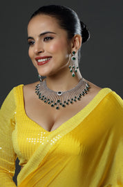 The Verdant Radiance Necklace & Earrings