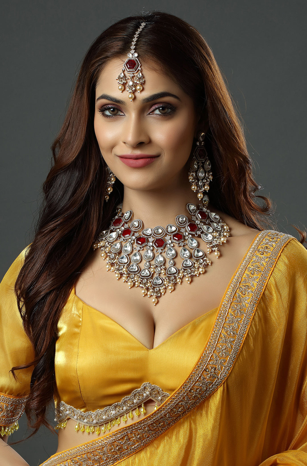 Crimson Pearl Radiance Necklace