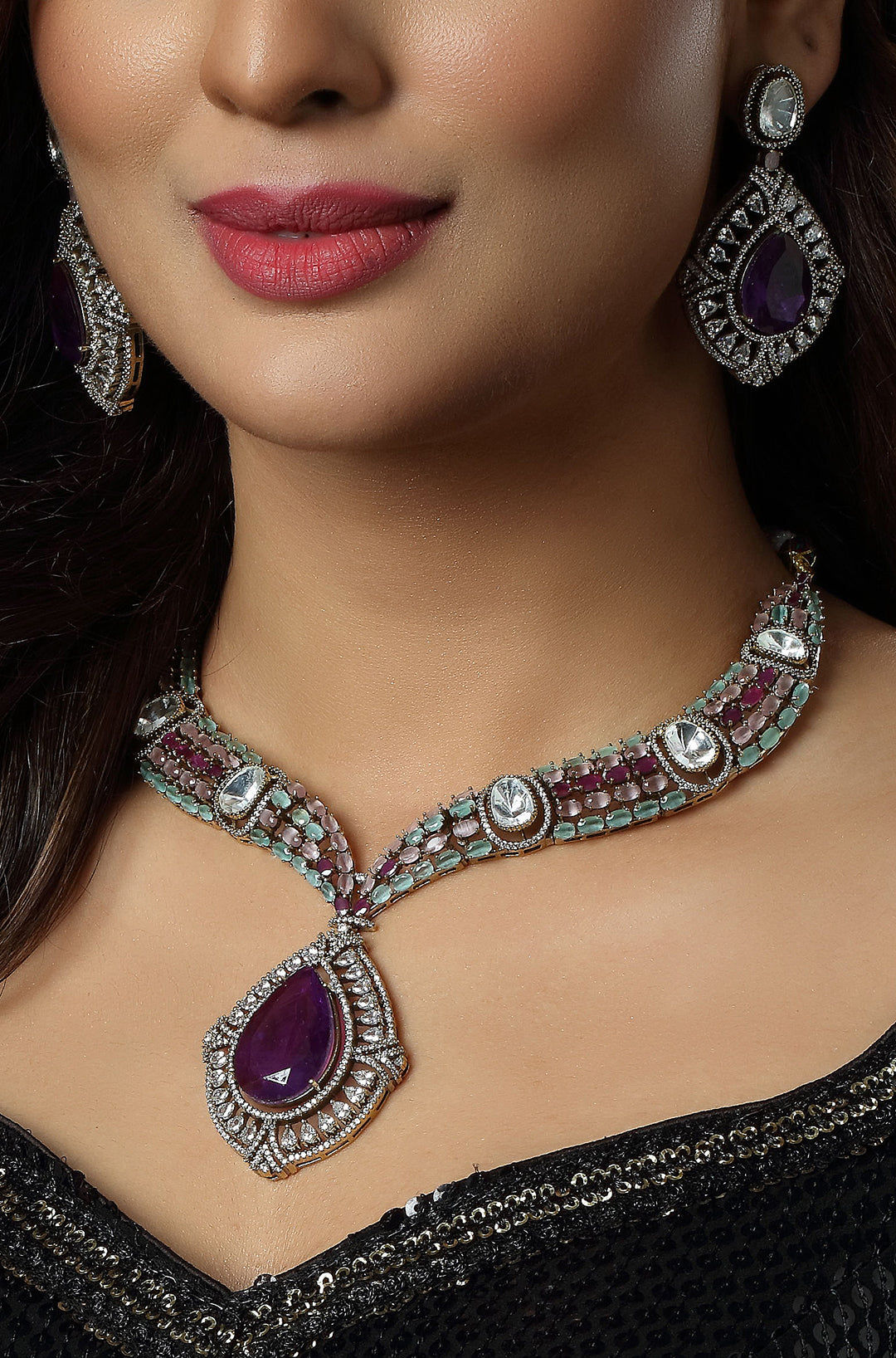 Vairagini Violet Necklace