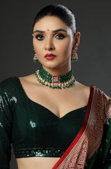 The Emerald Rouge Kundan Choker Necklace