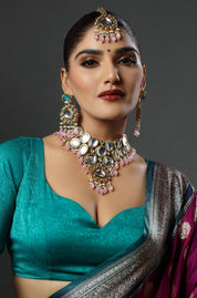 The Rose Blush Kundan Bridal Necklace