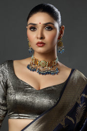 The Aegean Oasis Kundan Choker Necklace