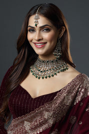 The Verdant Filigree Ensemble Necklace