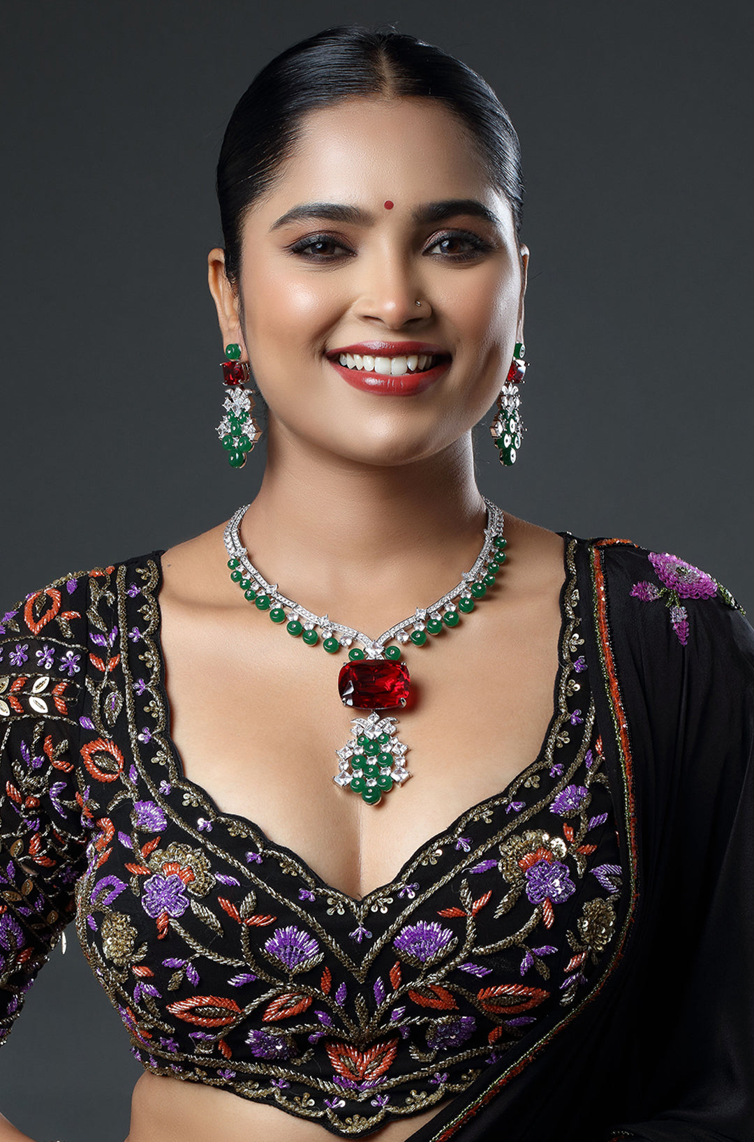 The Regal Jewel Bloom Necklace